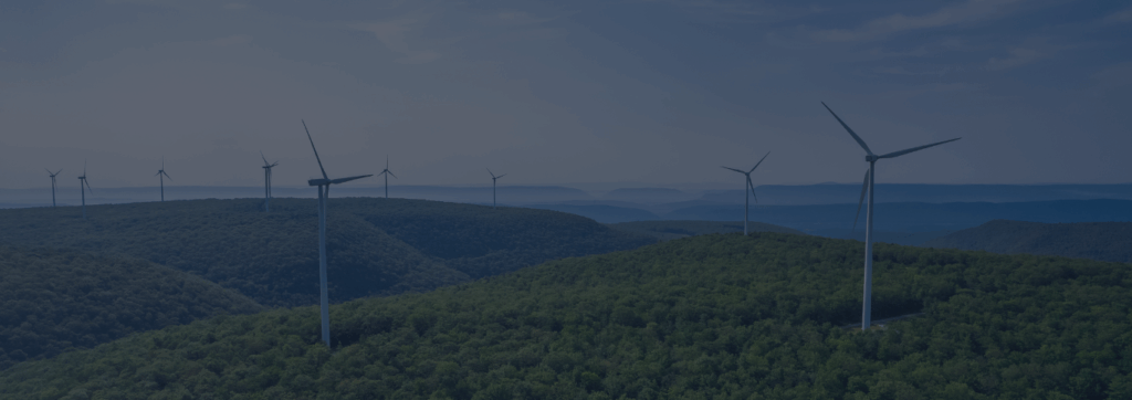 Tło - wiatraki, krajobraz